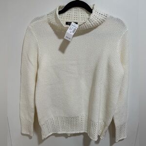 NWT Dressbarn Roz&Ali Ivory Cowl Neck Sweater